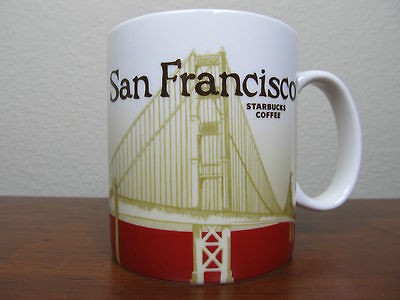 NWT 2010 Starbucks San Francisco 16 oz Global Icon Series Coffee Tea 