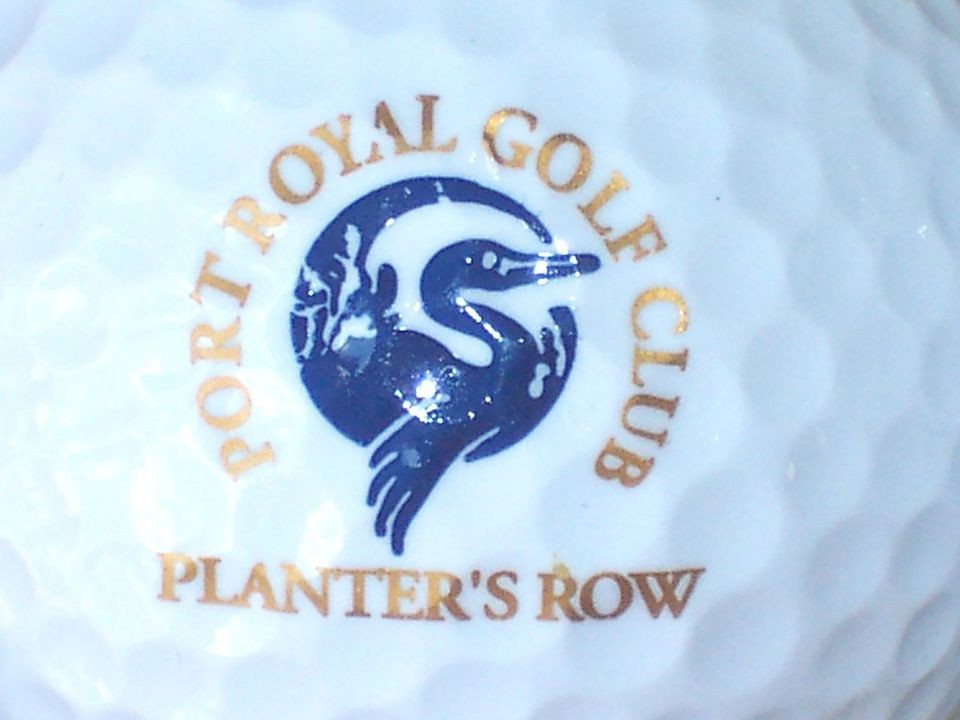 PORT ROYAL CLUB COURSE LOGO GOLF BALL (PLANTERS ROW) HILTON HEAD 