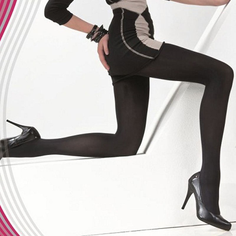 200 Denier Black Tights Thick Opaque Warm Winter Danika