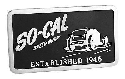   SHOP VTG STYLE CAR CLUB PLAQUE ESTABLISHED 1946 HOT RAT ROD CUSTOM