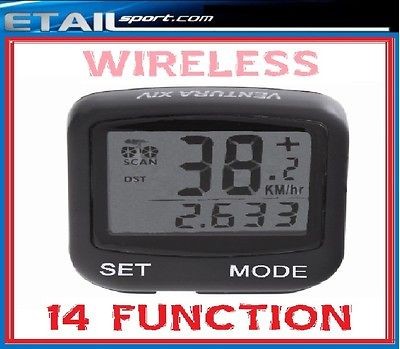 Wireless Bike Computer   TURBO TRAINER SUITED   speedometer Cycle 