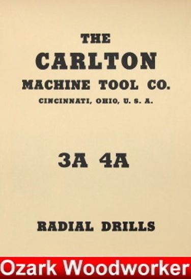 carlton 3a 4a radial drill parts manual with columns 11