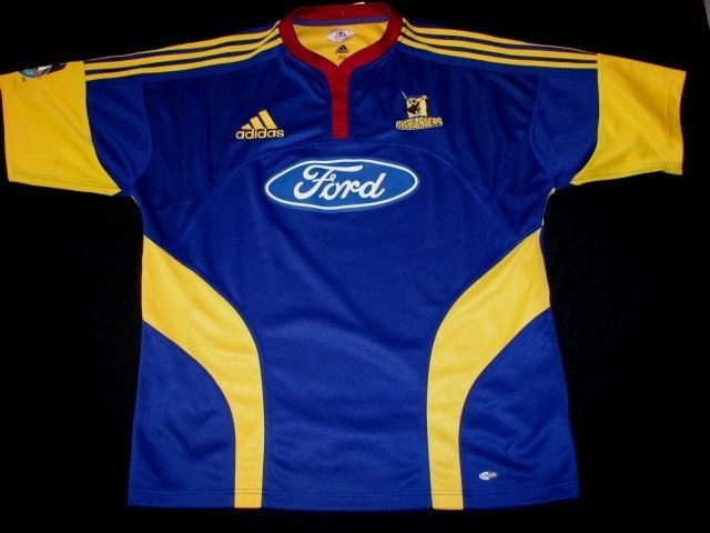 Vintage Adidas OTAGO HIGHLANDERS 07 Super RUGBY JERSEY New Zealand 