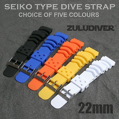 PU DIVERS WATCH Strap for a SEIKO Dive Z22 / CITIZEN Divers Watch 