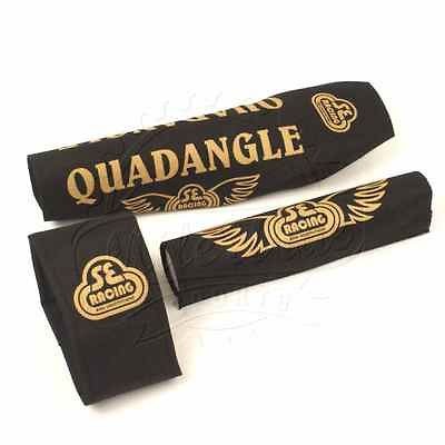 SE Racing Bikes Quadangle BMX Bike Padset Black Gold Protection