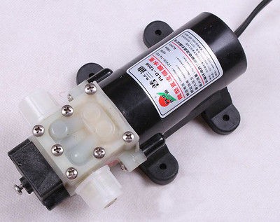 12V Miniature Diaphragm Water Pump Overflow Pressure Backflow Water 