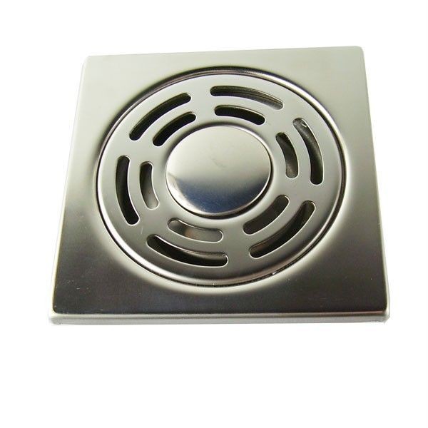 Brand New Chrome Shower Drain Square Floor Waste Grate 78883