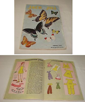 1948 Jack+Jill~ Katharine Sheldon DRESSMAKER paper doll