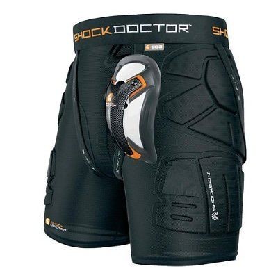 NIP Shock Doctor Adult Sr Shockskin RELAXED FIT Hockey IMPACT SHORTS 5 