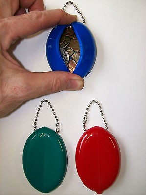 Oval squeeze coin online purse