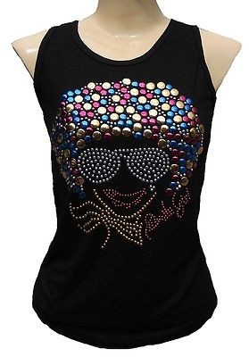 Rockabilly Punk Rock Baby RASTA HIPPIE Religion Diamante Rhinestone 