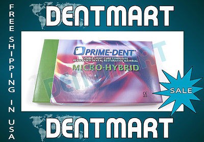 Micro Hybrid Dental Resin Composite 7 Syringe Kit Prime Dent DENTMART