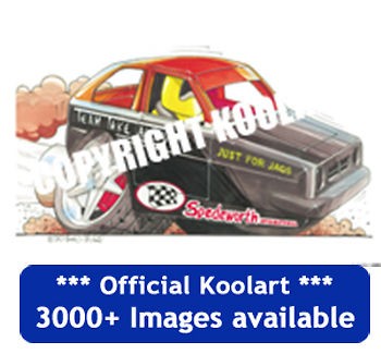 Koolart Reliant Robin Stock Car Fridge Magnet personalised gift 