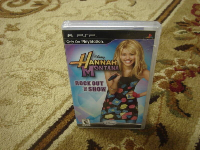 hannah montana rock out the show psp new 