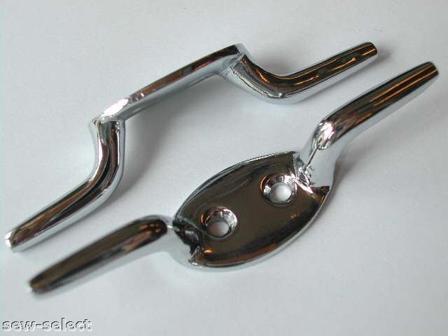 ONE CHROME CLEAT HOOK   ROMAN BLIND ACCESSORY   Top quality cord hook