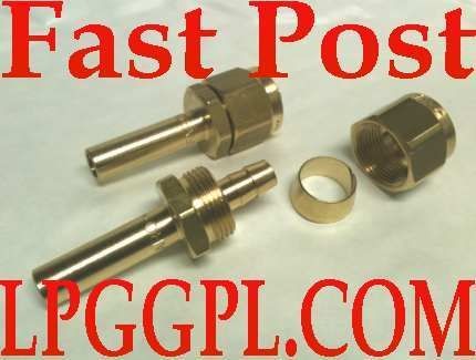   autogas flexi gas pipe fixings 8mm x 2 BRC PRINS OMVL ROMANO KME STAG