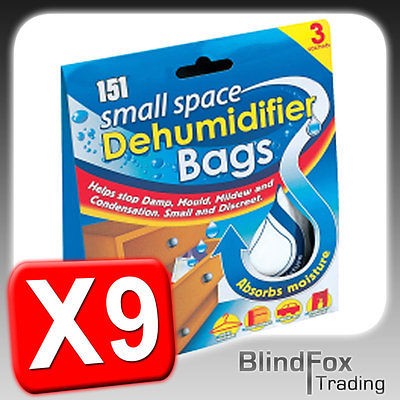 Small Space Dehumidifier Bags Stop Damp Mould Mildew Absorb 