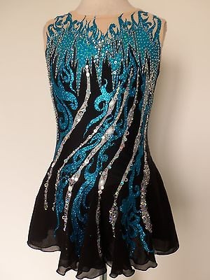 Newly listed CUSTOM MADE GORGEOUS ICE SKATING BATON TWIRLING DRESS