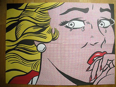 roy lichtenstein crying girl mailer from sweden 