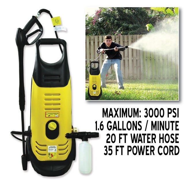   3000PSI 2000W High Power Pressure Washer Jet Sprayer Compressor New