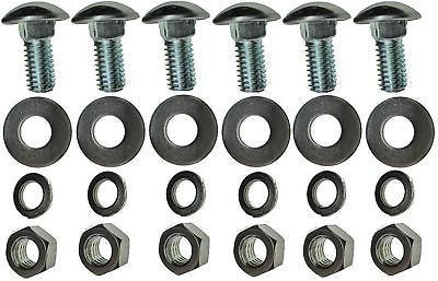 Stainless 7/16 x 1 1/2 bumper bolts bolt   31/32 round head (set of 6 