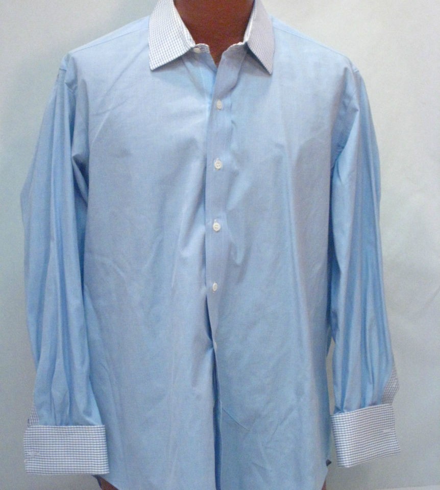 sulka long sleeve french cuff striped shirt