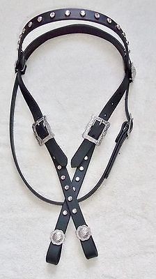   Bridle Beta Bling clear Rhinestones horse tack barrel racing rodeo