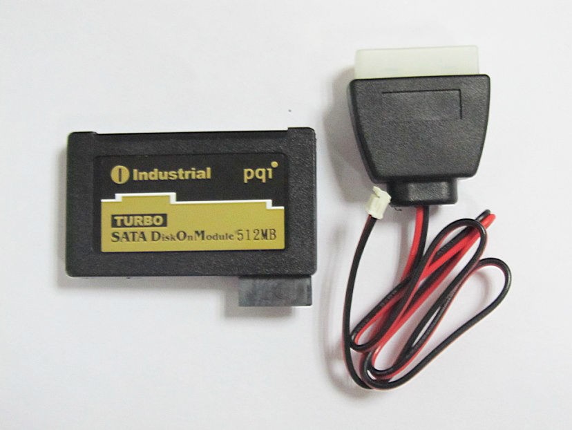 industrial pqi sata disk on module 512mb dom flash disk