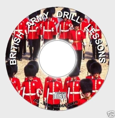 british army official drill instruction manuals on cd time left