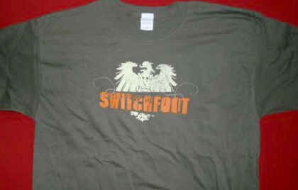 switchfoot eag le t shirt new small only