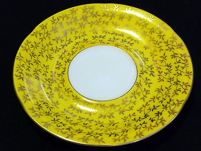 OSCAR SCHALLER & Co. Nachfolger (Winterling) SAUCER Yellow with Gold 