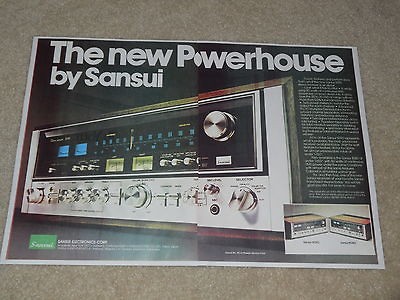 Sansui 9090 Ultimate Receiver Ad, 2 pages, 1978, Article, Frame it