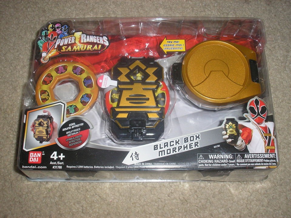 new saban s power rangers samurai black box morpher bandai