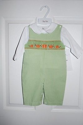 royal child smocked pumpkin longall sizes 3m 4t more options