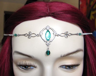 ELVEN Medieval RENAISSANCE Crown/CIRCLET/Headpiece ELF Filigree Silver 