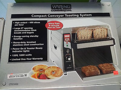 waring conveyor commercial toaster cts 1000  500