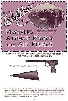 Webley & Scott 1925 Revolvers, Pistols & Air Guns Catalog