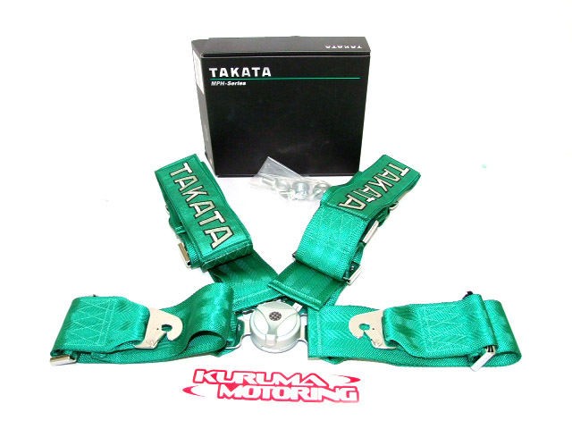 takata 3 4 point racing seat belt harness 2 seater