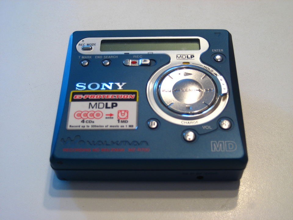 sony mz r700 md walkman recorder playe r new time