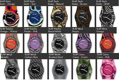 SLAP WRISTWATCH GENUINE Classy Sophisticated Sporty Spring Coil 