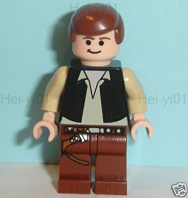 Star Wars Lego NEW HAN SOLO Minifig 10188 10179 8038 Minifigure