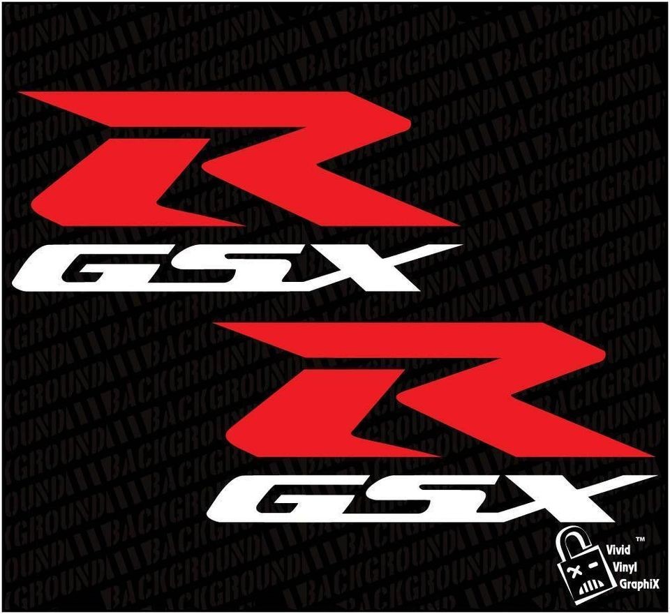 gsxr gsx r suzuki motorcycle die cut decal sticker