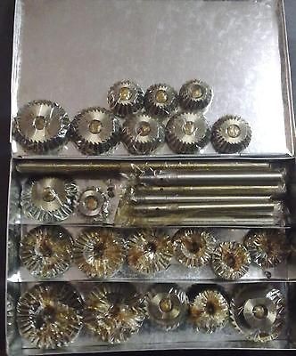 VALVE SEAT & FACE CUTTER SET   21 PCS CUTTER SET FOR VINTAGE CAR 