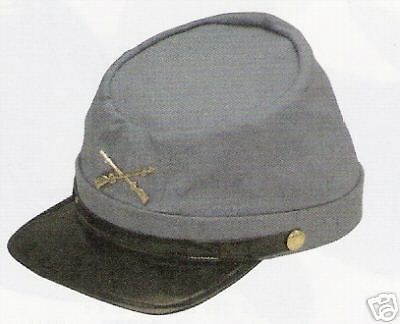 REPLICA SOUTH CIVIL WAR KEPI SOUTHERN CONFEDERATE GRAY HAT SMALL