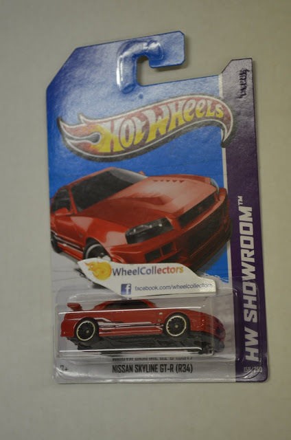 Nissan Skyline GT R (R34) RED #158 * 2013 Hot Wheels * C Case 