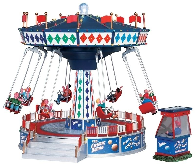 lemax 2012 cosmic swing set 2 94956 nib 