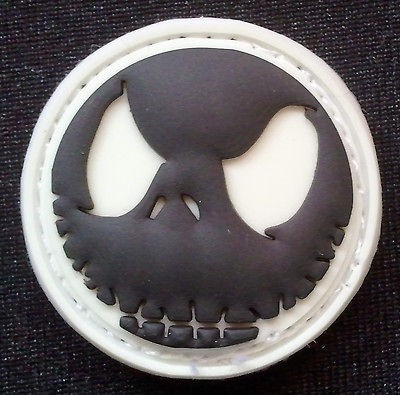 NIGHTMARE Smiley UKSF SWAT GID GITD PATCH PJ KIFARU PCU 3D RUBBER JACK 