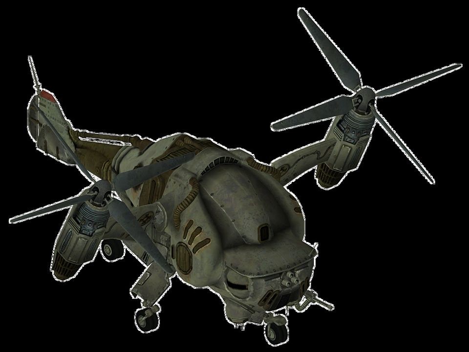 vb 02 vertibird fallout 3 vb02 gunship wood model large