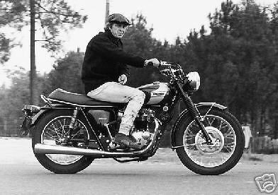 steve mcqueen triumph bonneville at lemans 1970 poster time left