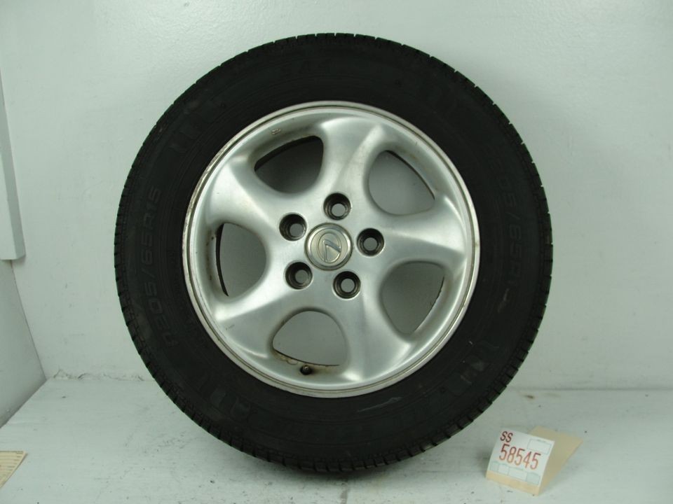   00 01 LEXUS ES300 WHEEL 15X6 ALLOY OEM FACTORY RIM TIRE USED 15 INCH B